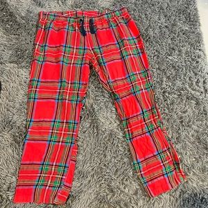 old navy plaid pajama pants. size XL